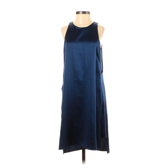Helmut Lang for INTERMIX Women's Blue Sleeveless Mini Dress Size S - Picture 1 of 10